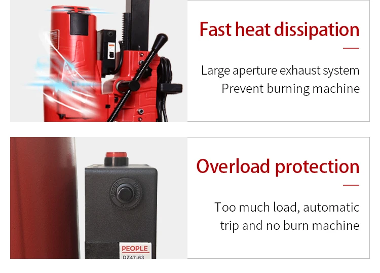 Best price 200MM BJ-205 factory Concrete core bore hole diamond drill  high quality