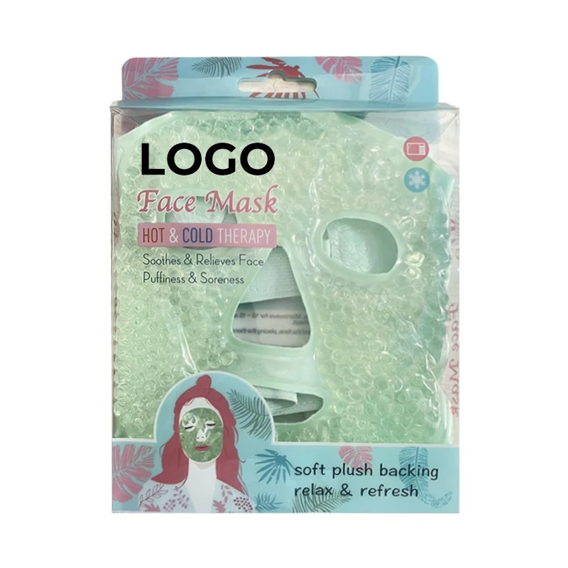 OEM Beauty Reusable Ice Face Mask Cold Pack Sleeping Hot And Cold Gel Mask Cold Face Eye Mask Ice Pack Reduce Face Puff