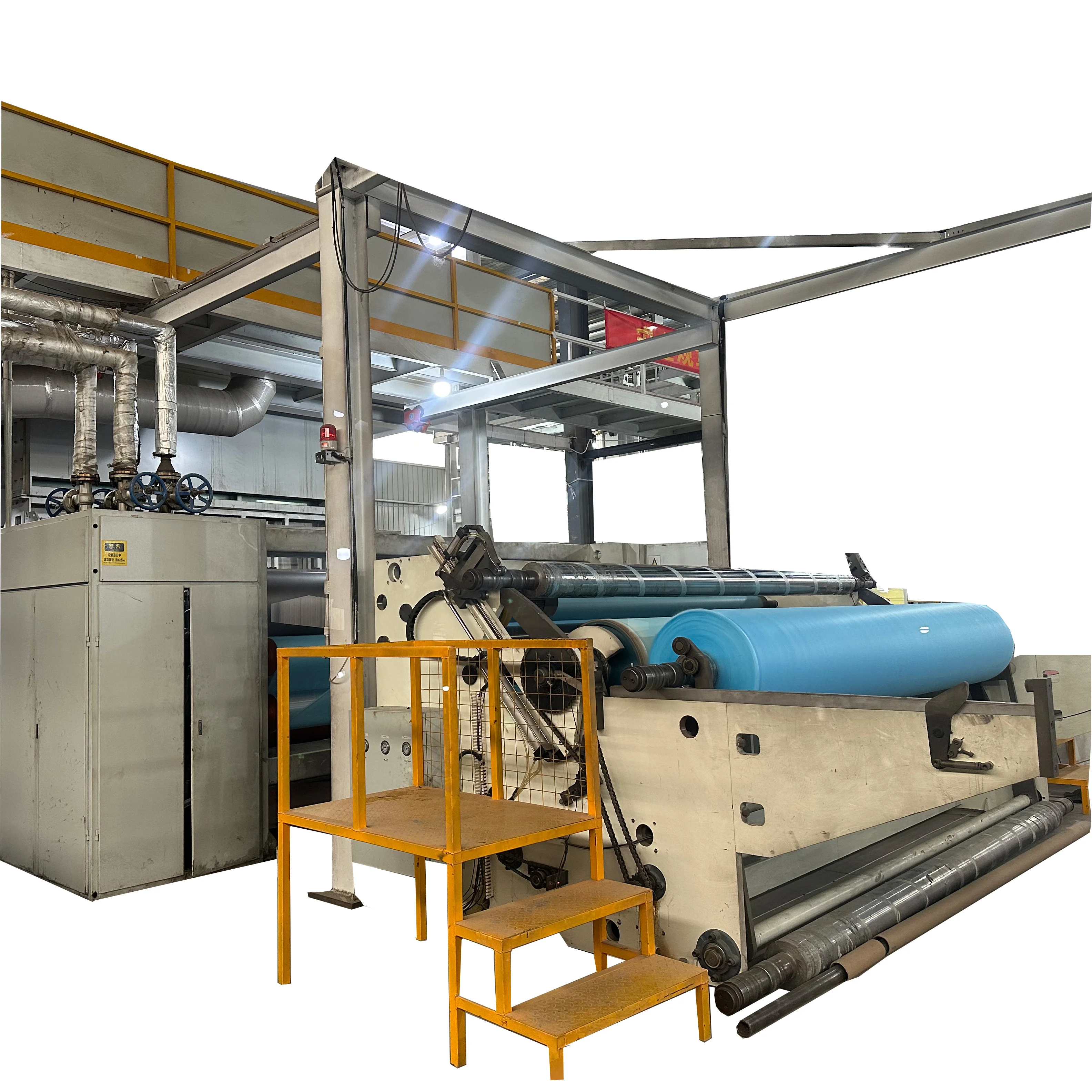 HUIYU sms Pp Spunbond Meltblown Composite Nonwoven Fabric Making Machine For Sanitary Towel