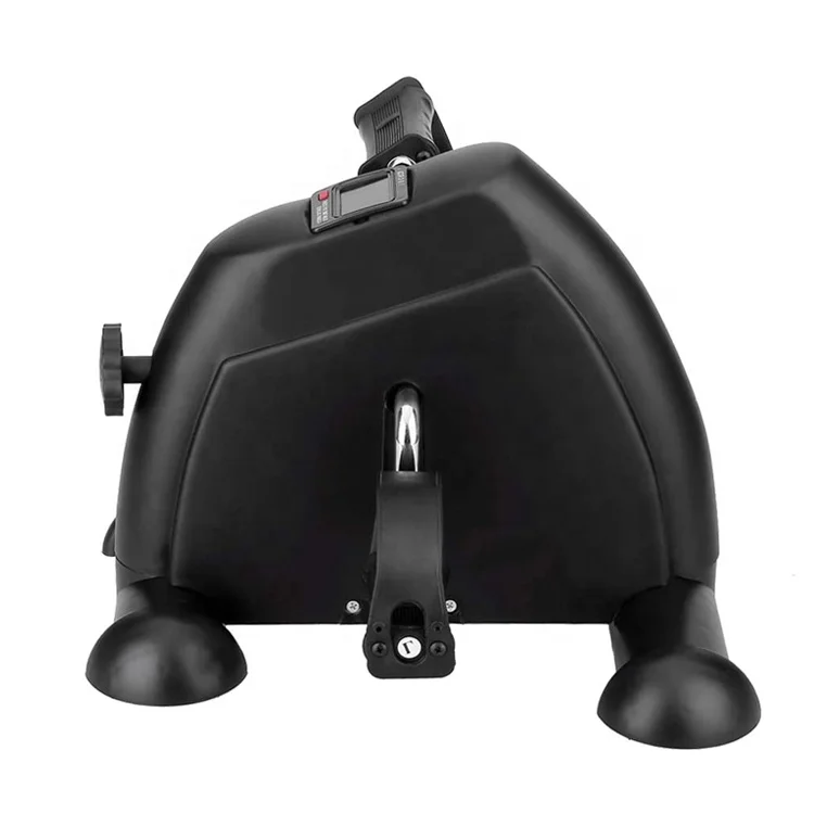 Mini Exercise Bike Under Desk Bike Pedal Exerciser Portable Foot Cycle Arm & Leg Peddler Machine with LCD Screen Display