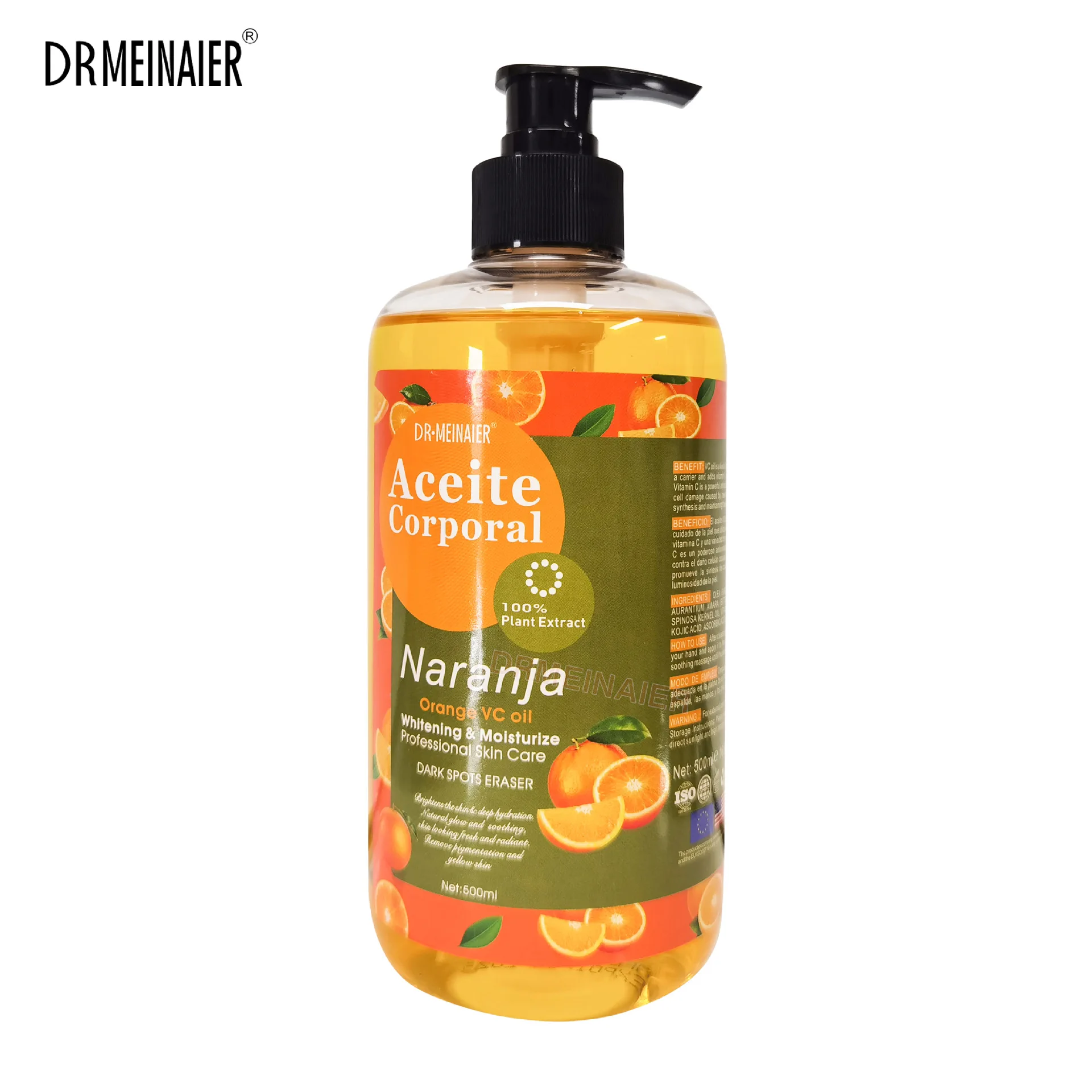 Healthy and safe body care oil, skin moisturizing, whitening and relaxing oil available in the hotel beauty salon and private