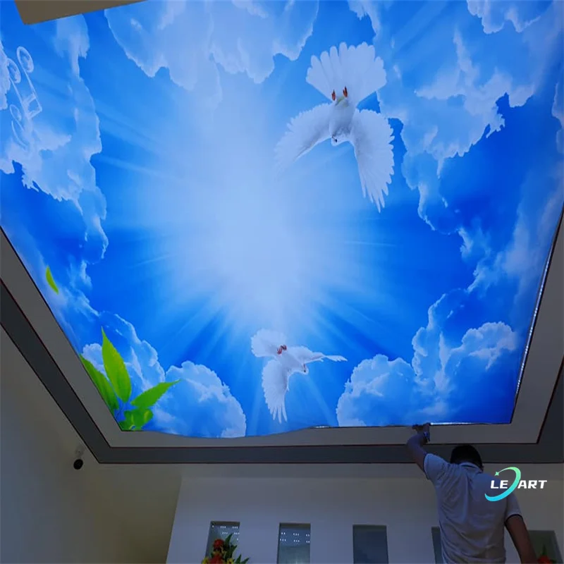 CONSTRUCTION & REAL ESTATE Top Ranked products blue sky pvc stretch ceiling panels for bathroom