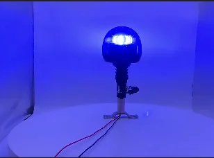 Amber car roof led warning strobe lights 12V 24V auto emergency strobe flashing beacon light ECE R65 gyrophare led bleu