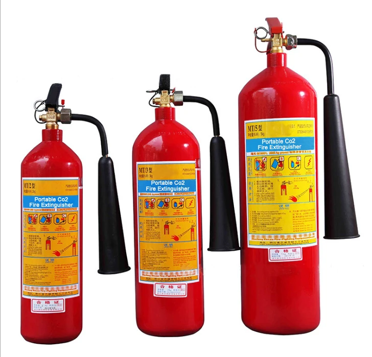 
Fire extinguisher 2kg 3kg 5kg seamless steel tube co2 fire extinguisher To put out initial fires of flammable liquids and gases 