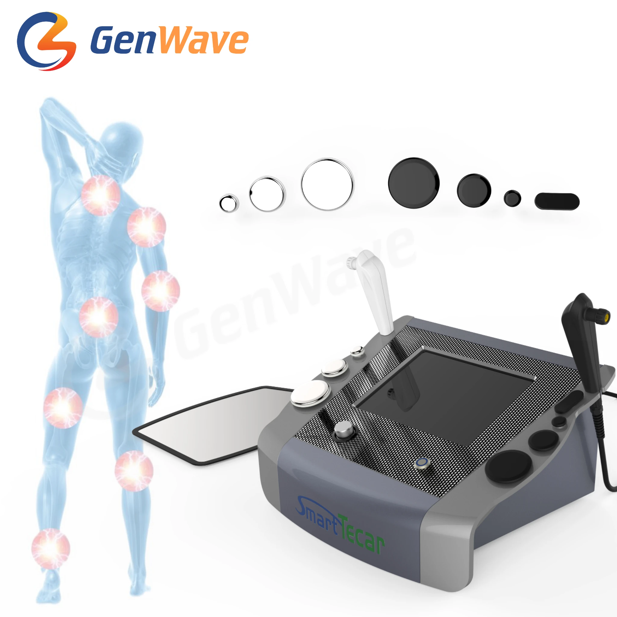 Portable 448khz Tecar Physiotherapy Equipment Pain Relief Tecar Therapy Diathermy High Quality Smart Tecar Machine