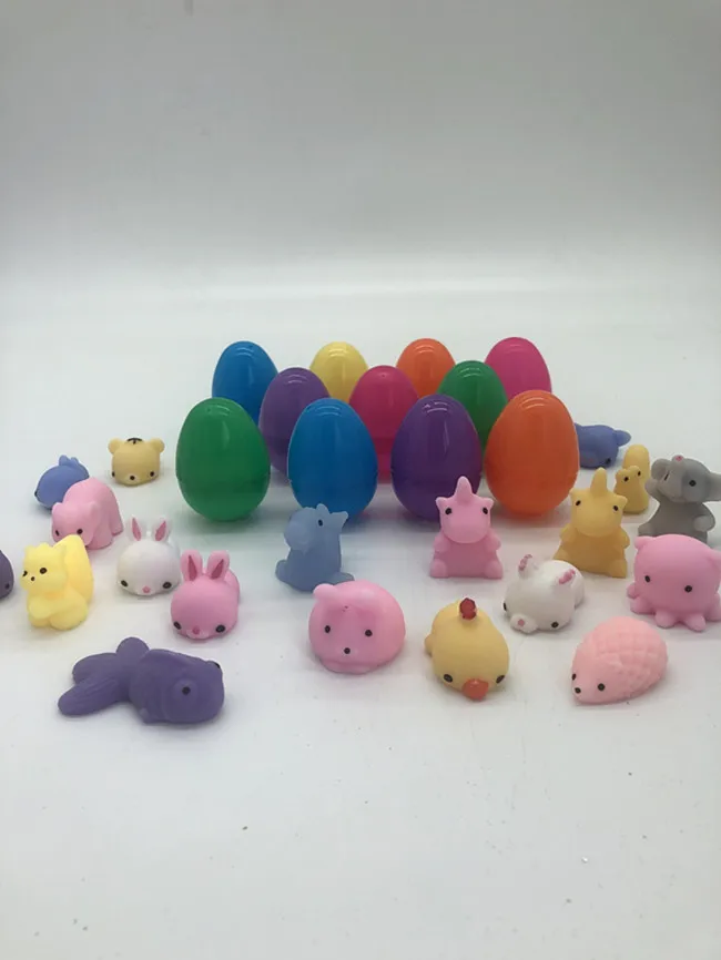 
Hot selling colorful plastic surprise egg plastic easter egg 