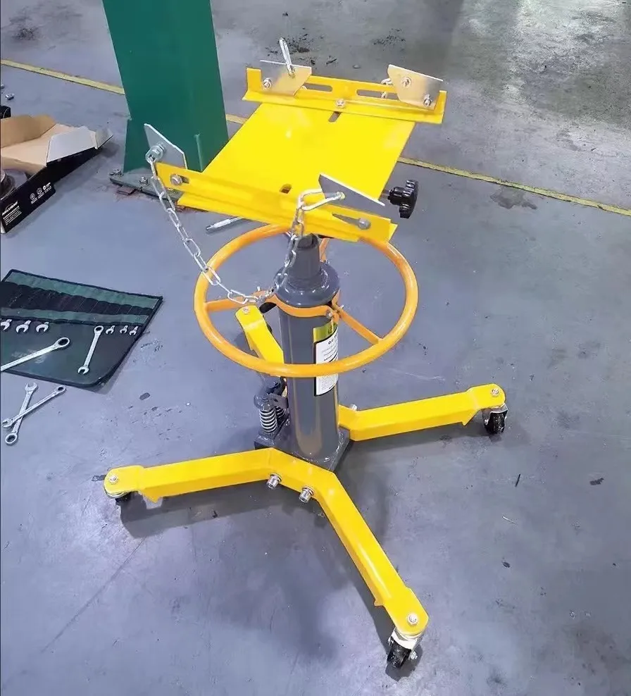1T High Position Transmission Jack Gearbox Lifter Durable Hydraulic Jack