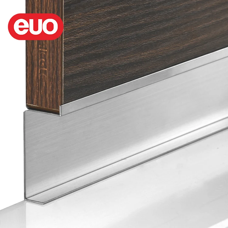 Euo заводская цена, черные плинтусы, плинтус из нержавеющей стали, плинтус для стен