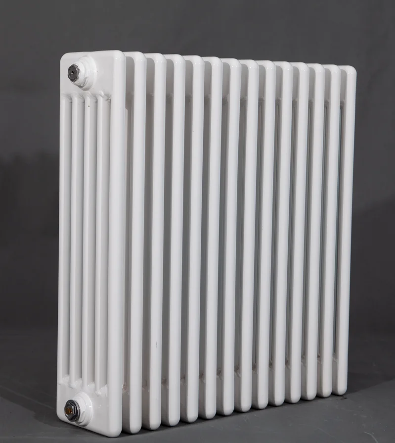 Household wall mounted low carbon Steel five columns radiator white Round tube steel radiators for home Circular heating