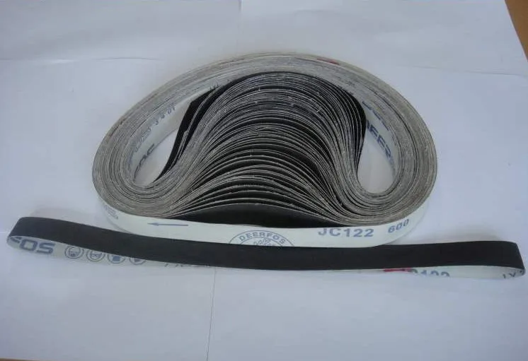 1 x 30 deer narrow abrasive belt emery sanding belt 25mm