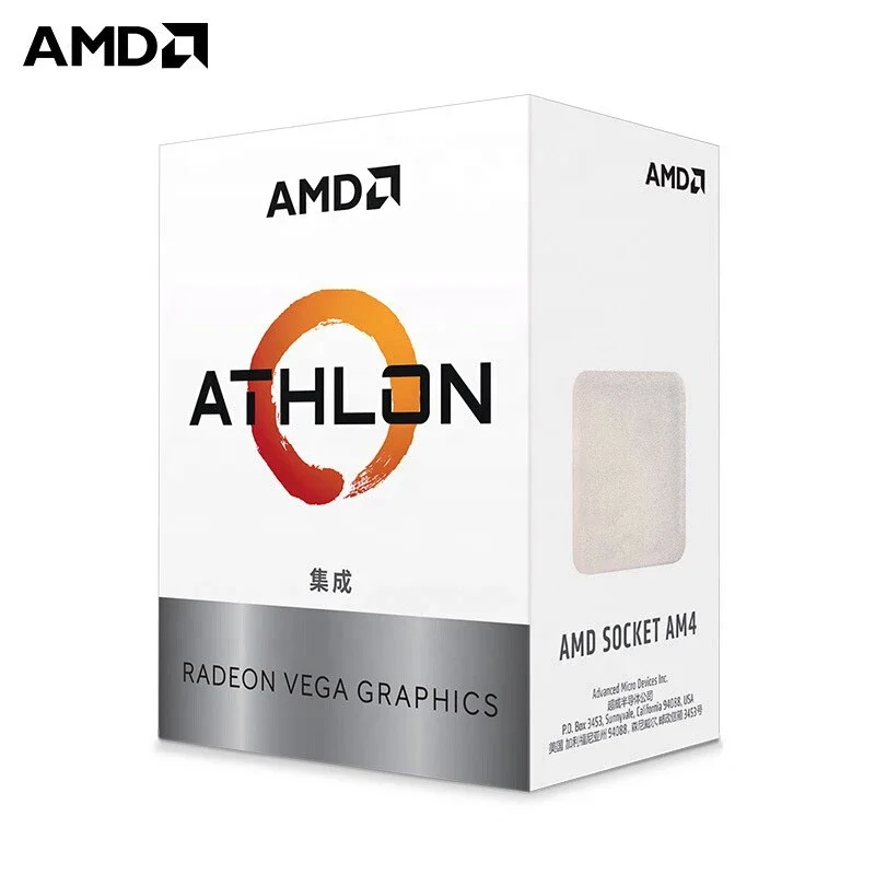 High Quality AMD Athlon 3000G 3.5 GHz Dual Core Socket AM4 CPU Processor (1600300891265)