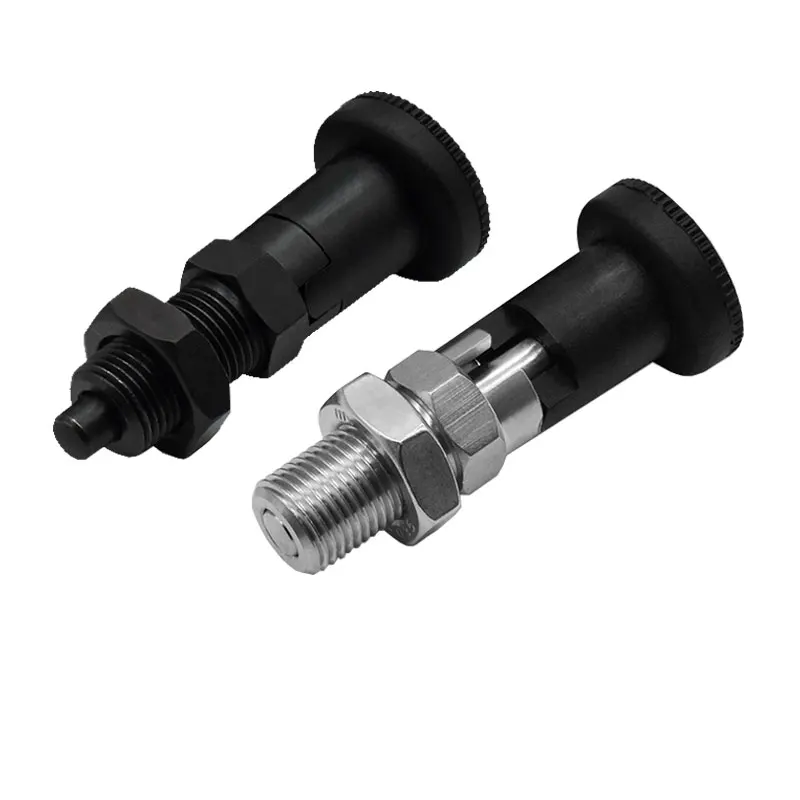 Professional Manufacturer GN617 Stainless Steel Black Plastic Handle Indexing Punger