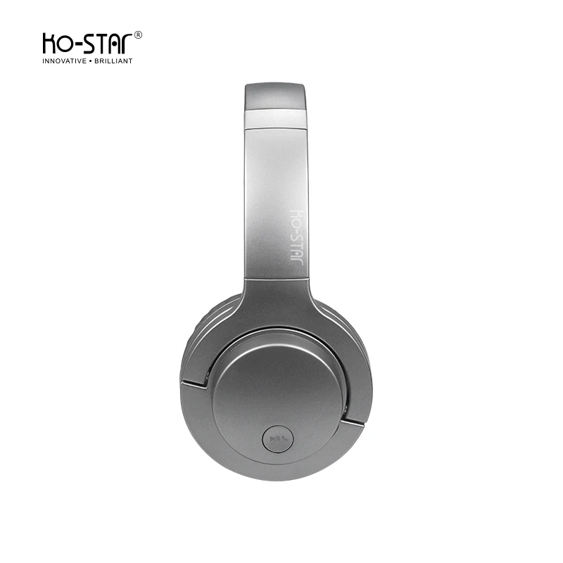 Bluetooth Over Ear Noise Cancelling Wireless Headphones, Stainless Steel, Type-C Charging