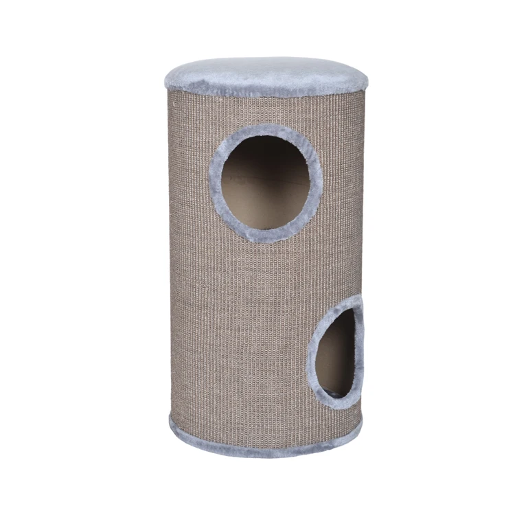 Free sample Cat scratching barrel cat play condo house toy scratcher