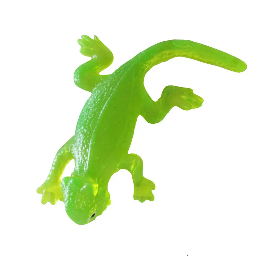 Wholesale TPR colorful sticky toy of Lizard shape for kids