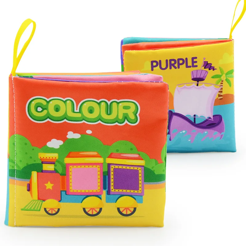 Early Education Baby Washable Cloth Book Set Enlightenment Waterproof Kids Learning Toy Kids Cloth Educational Book For Babies