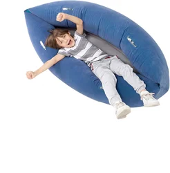 60 Inches 48 Inches Folding Outdoor Waterproof Bedroom Toy Boat Flocking Children Kids Inflatable Air Bed Sofa