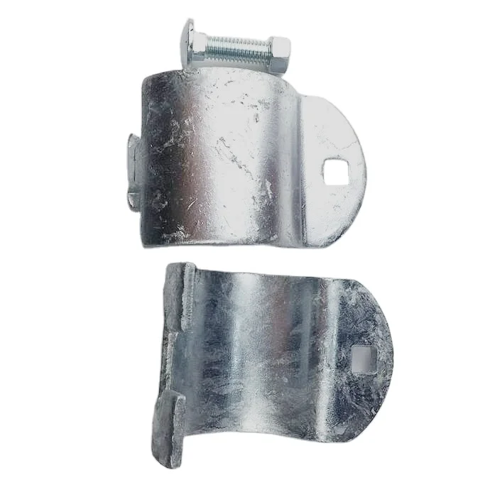 Custom Carbon Steel Stamping Forming Hot Dip-Galvanized Finish Pipe Joint Clamp