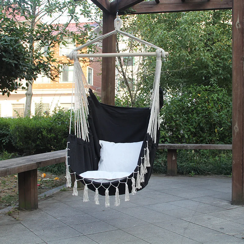 Outdoor Indoor Garden Hanging Outdoor Camping Garden  Hanging  Hammock Chair Swing Chair Rope Hammock  Swing Chair