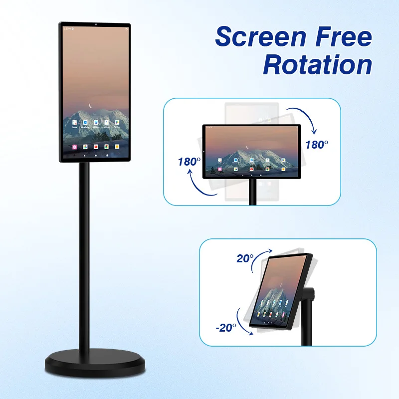 Low Price China Mobile Battery Tv Modern By Me Tv Monitor 1080P Screen Android 12 Os Smart Mobile Tv JC Screen