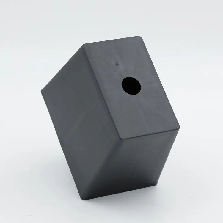 100mm height Low price new design Square Plastic Sofa Leg Feet for furniture