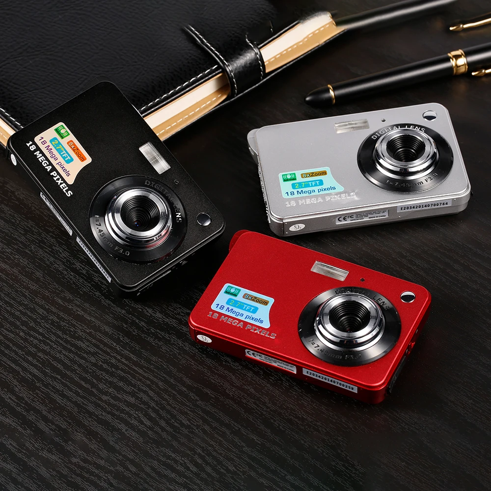 1080P Digital Camera 21MP Compact Camera 2.7 Inch 8X Digital Zoom Pocket Camera