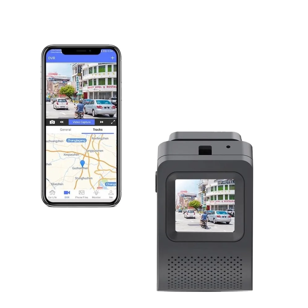 Mini Hidden 4G Dash Camera With WIFI Hotspot GPS Tracking Phone Live Video Check Dual Cams HD1080P Dash Car Dvrs