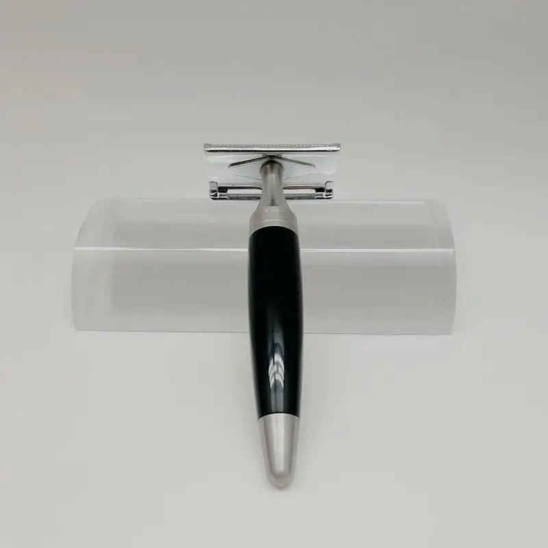 Рождественский подарок, кисть для бритья из барсука, безопасная бритва из нержавеющей стали с узлами и держателем, набор мужских кистей для бритья