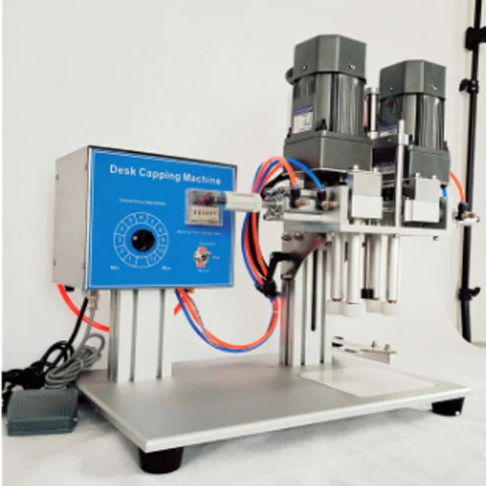 hot sale Semi automatic twist off trigger spray screw cap bottle capper|screw capping machine