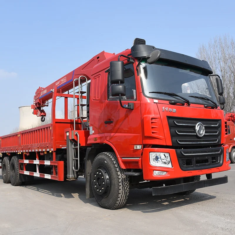 Factory Wholesale Truck mounted crane 3 Ton 5 Ton 6.3 Ton 8 TonTelescopic Boom Small Truck Mounted Crane For Sale
