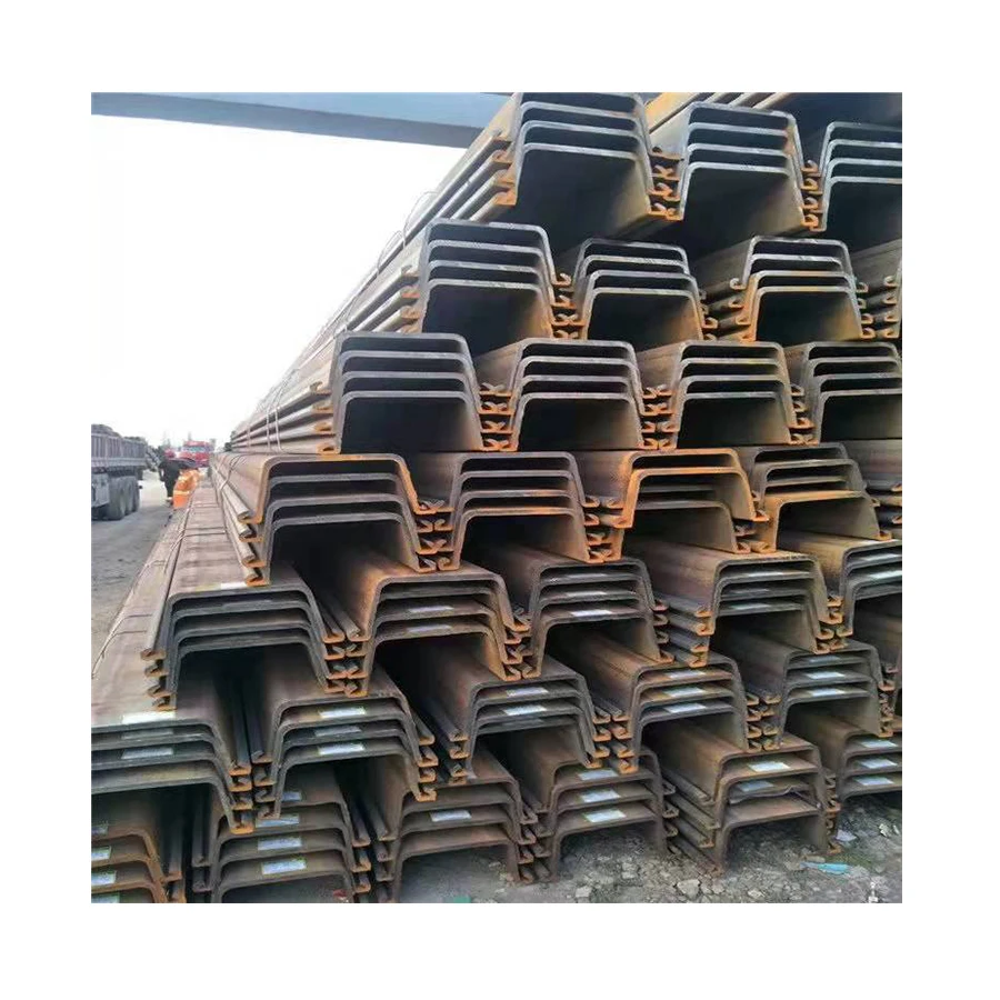 China Supplier Hot Rolled S355 Q345b Sy295 U Type Z Type Steel Sheet Pile with Manufacture Price