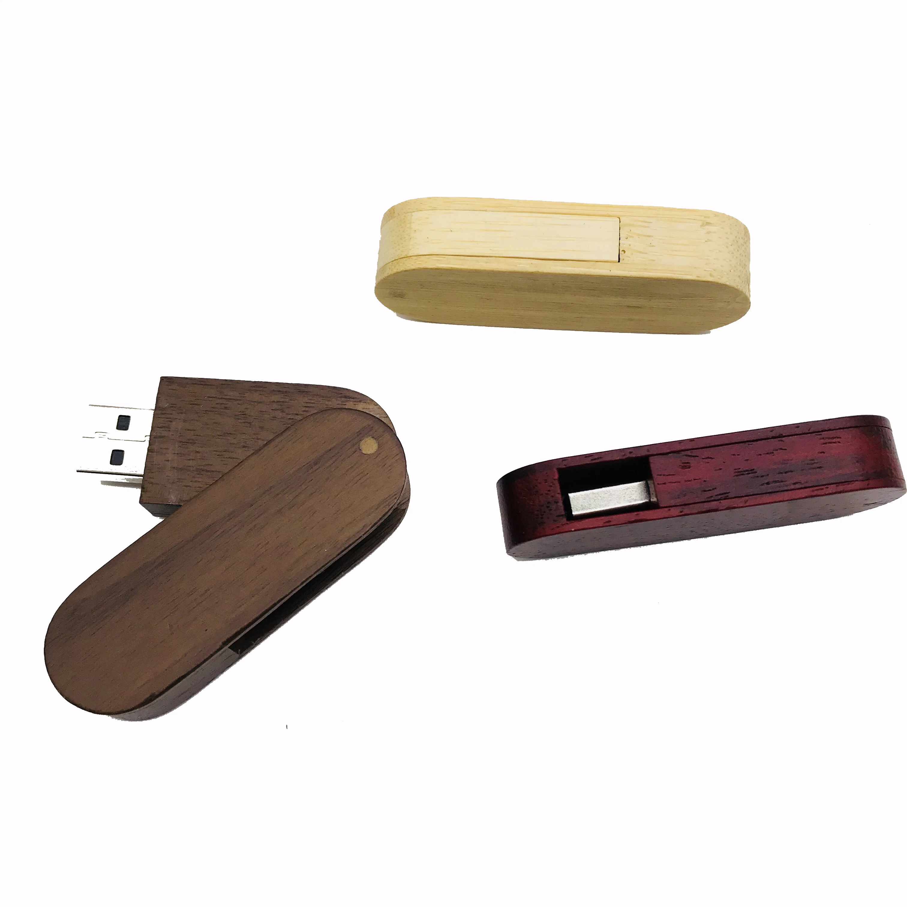 High quality 3.0 4 GB 8GB 16GB 32GB Swivel USB 2.0 Wooden USB Pen Drive
