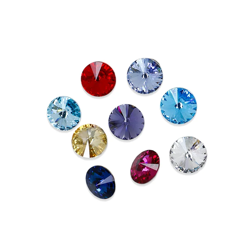 Wholesale Custom Sizes glass rhinestones High Quality K9 Crystal Stone Bulk For Garments Accessories