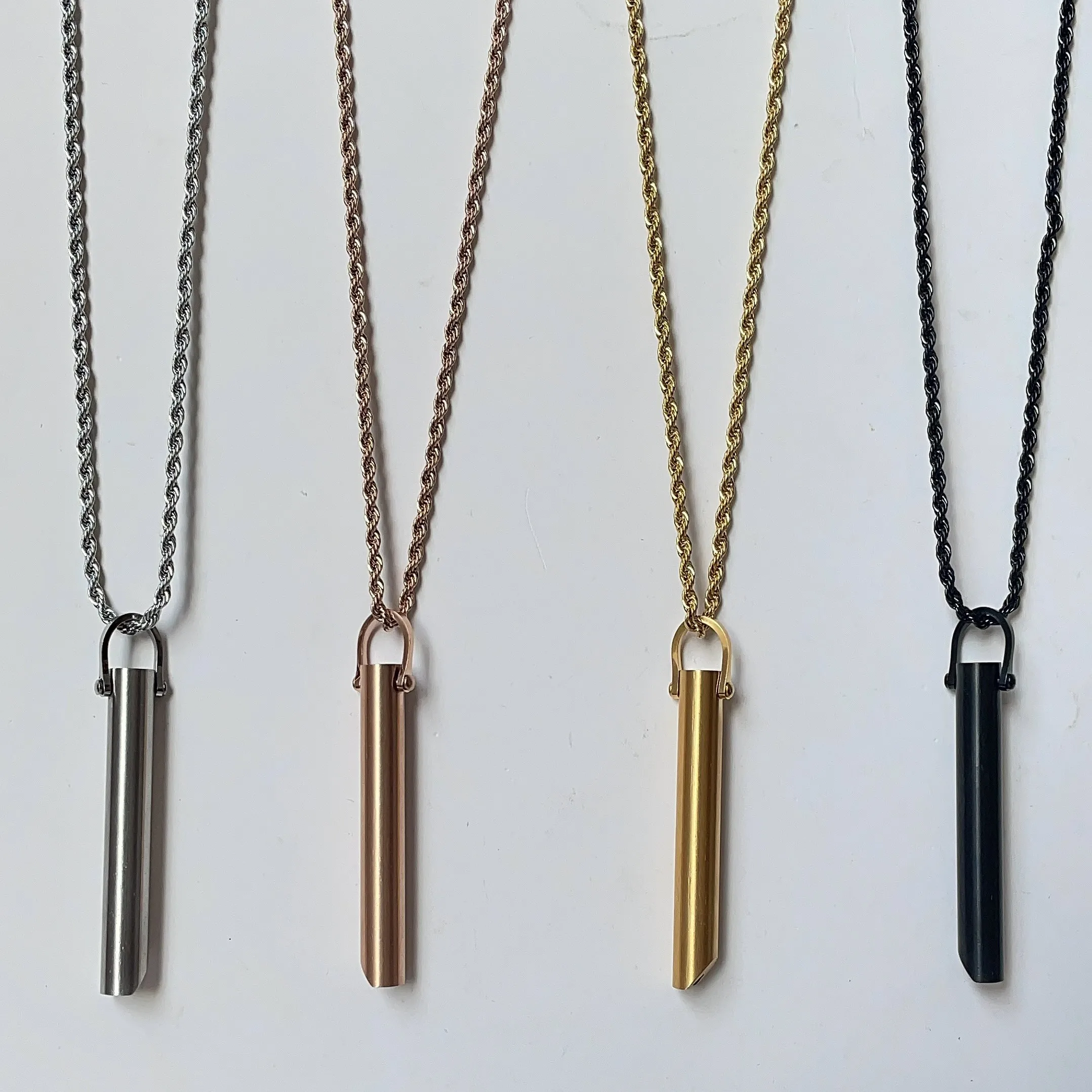 Customized Breathwork Tool Whistle Necklace Natural Calming Relief Meditation Stress Anxiety Relief Mindful Breathing Necklace