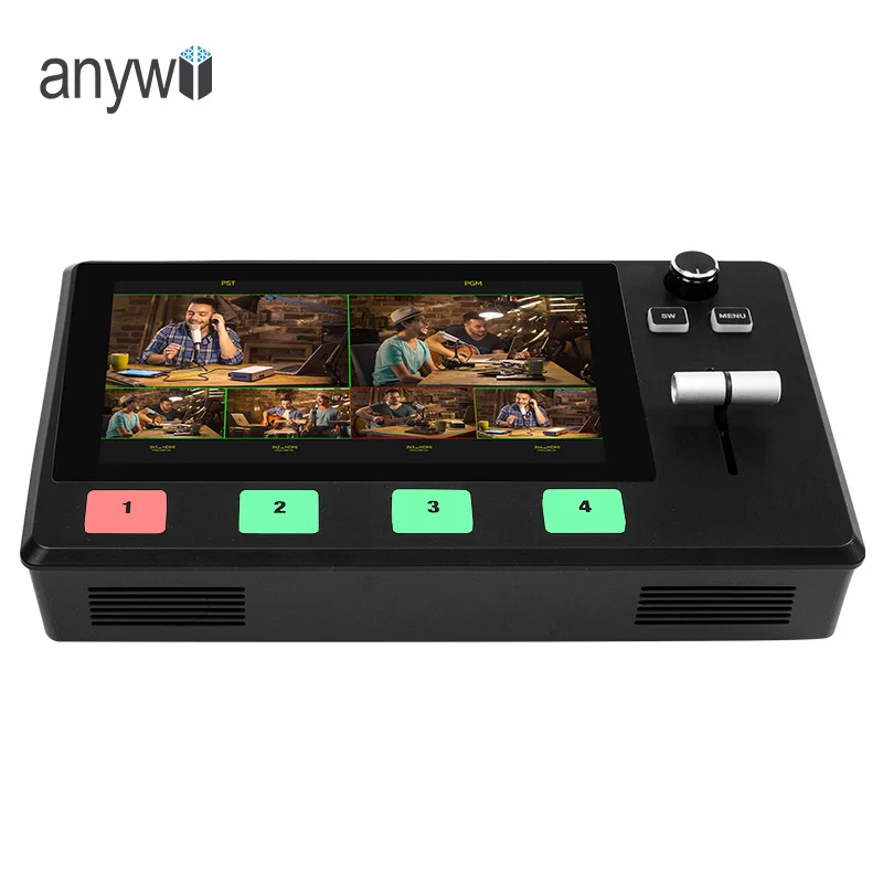 Anywii broadcast video streaming switcher video switcher live stream mixer video switcher for live streaming