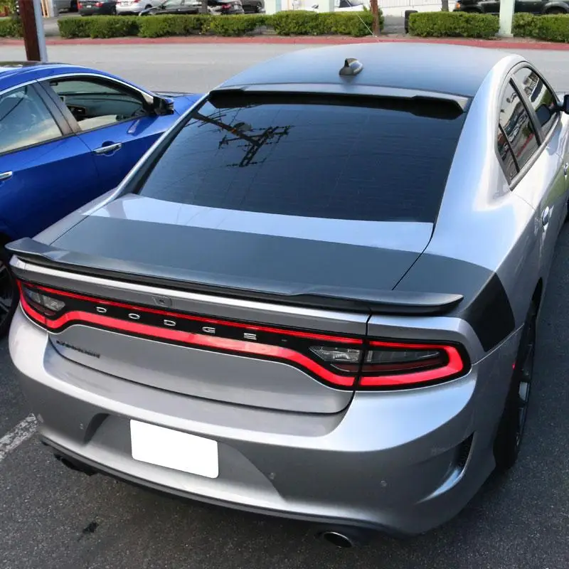 Honghang Manufacture ABS Rear Window Spoilers For Dodge Charger Roof Spoilers 2011-2021 Top wring Top spoiler ABS Good Quality