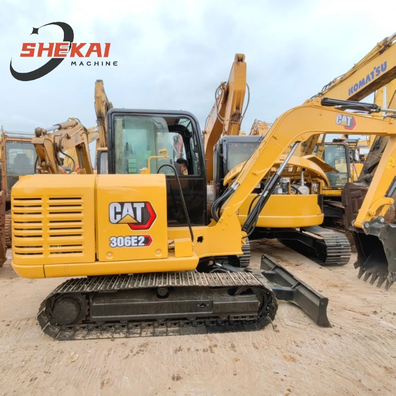 Used CAT 305.5 excavator, CAT 305.5E2 307d 306 308c mini excavator hot sale