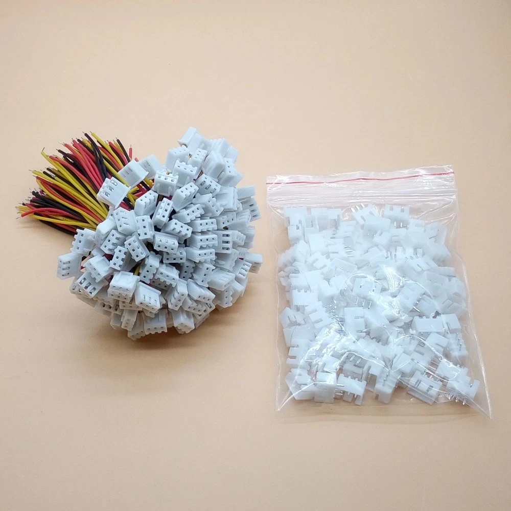 XH Pitch 2.54mm 2Pin 3Pin 4Pin 5/6/7/8/9/10 Pin Single-Head Wire To Board Connector 10cm 26AWG With Socket