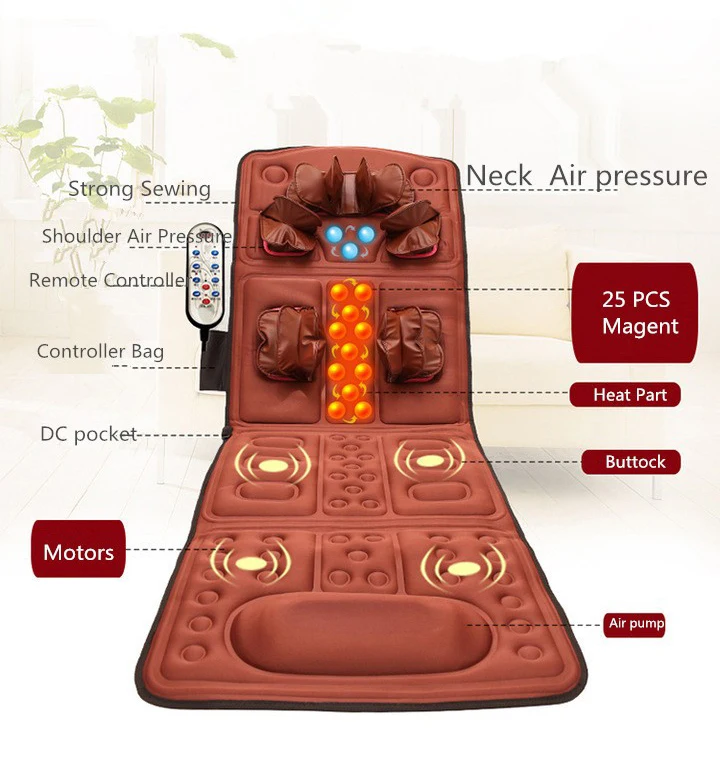  Massage bed with Air Squeezing Vibration and heat Massager popular