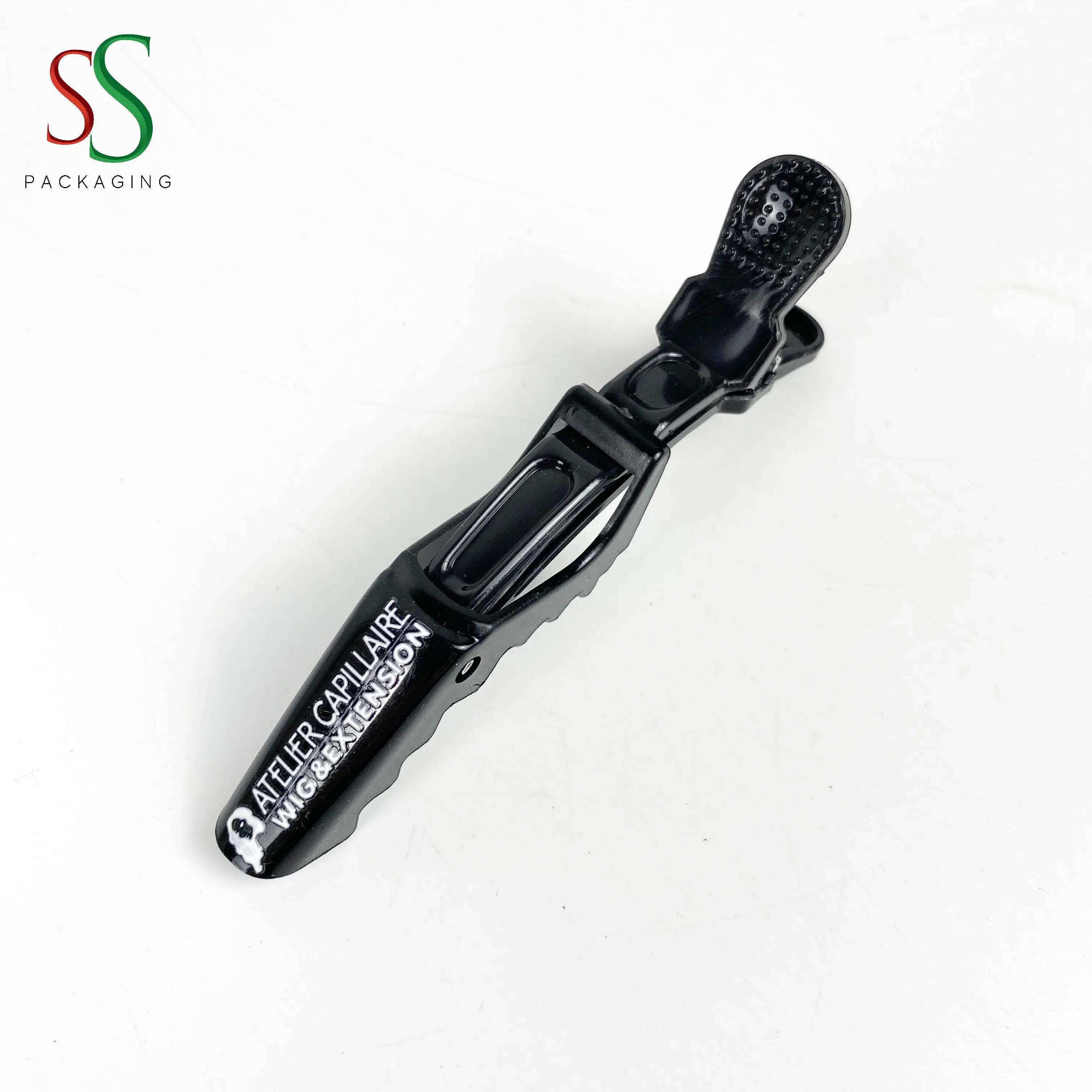 wholesale custom logo salon hair accessories for women style hair sectioning crocodile  clip