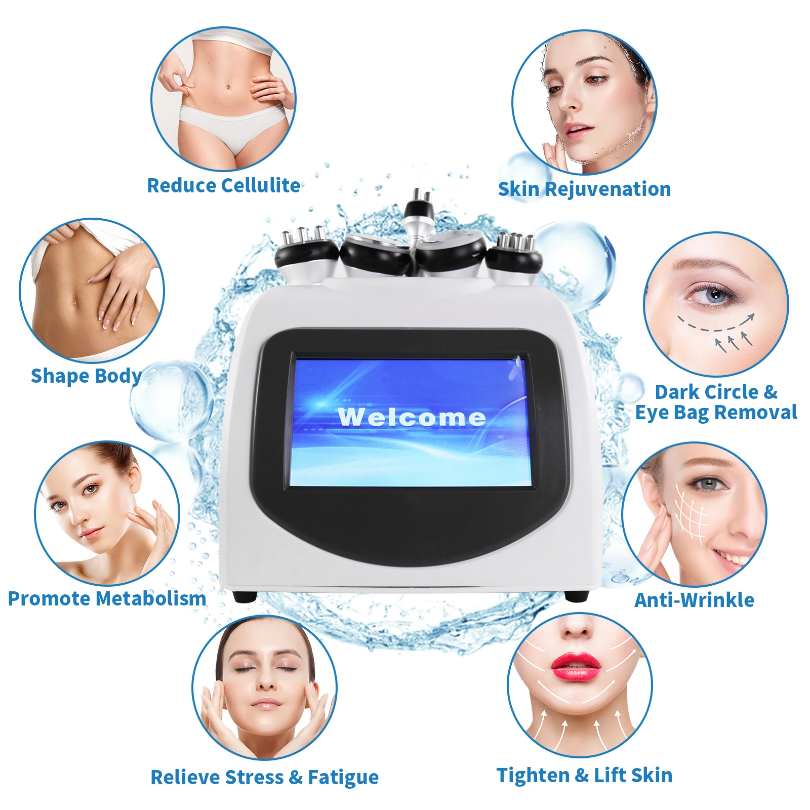 USA Stock cellulite removal rf lifting vacuum body sculpting ems beauty salon use professional machine