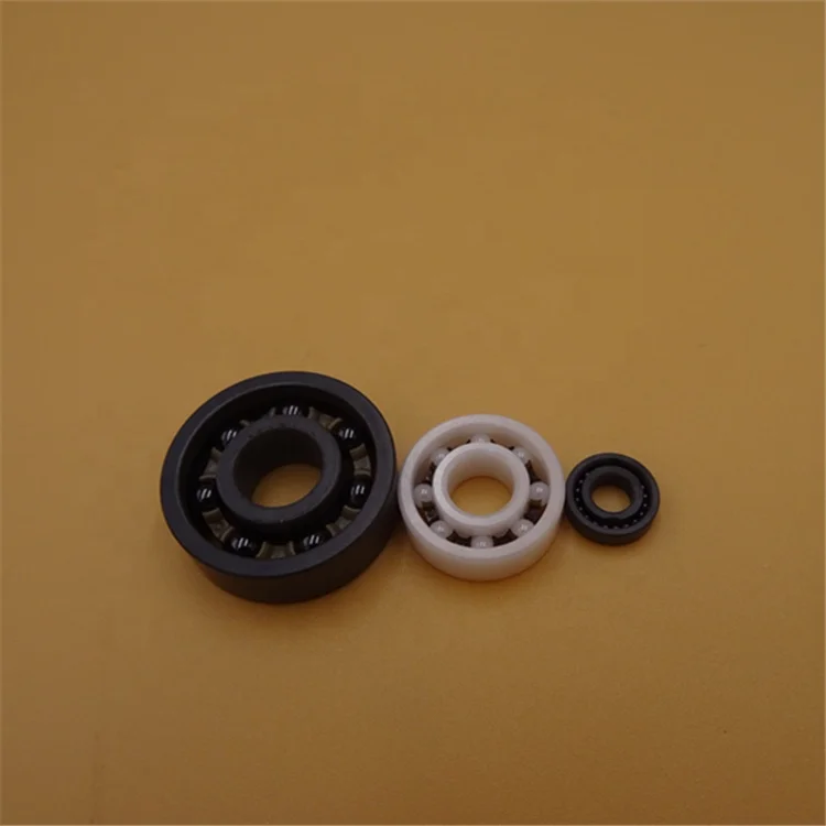 608 Si3N4 full ceramic plastic deep groove ball bearing for skateboard 608 ZZ 2RS