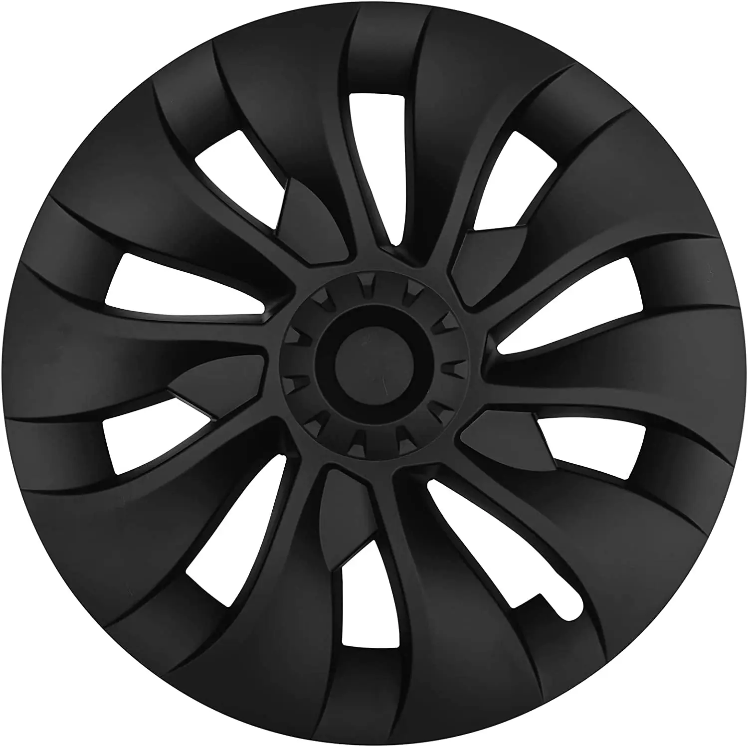 18 Inch Wheel Cover Hubcaps for Tesla Model 3 Tesla Hubcap Replacement Uberturbine Hubcaps Matte Black Wheel Cover
