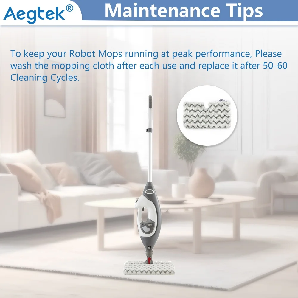 P186WJ Steam Mop and S3601J Dedicated Pads for Shark Vacuum Cleaner Manual/Electric/Battery Powered Household Replacement Parts