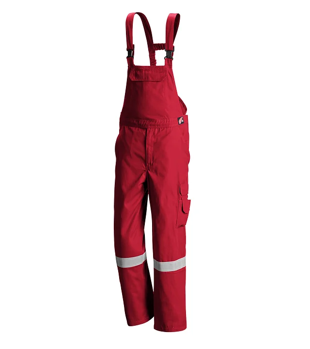 Factory Supply NFPA 2112 EN 11612 Flame Resistant FRC FR Industrial Fire Retardant safety bib overalls