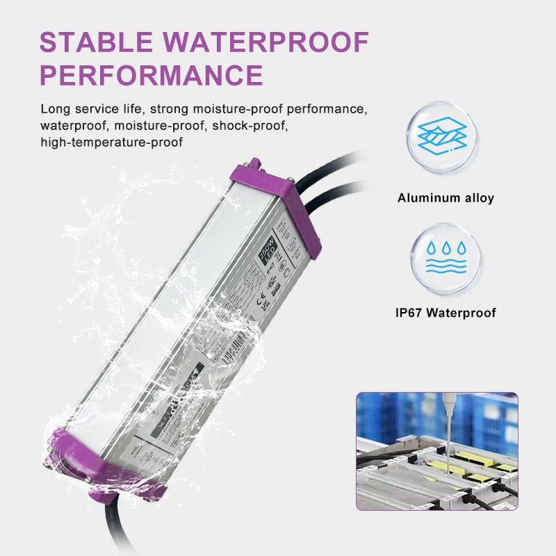 Switching Light Driver Power Supply 100-277v 220-240v 65w 100w 150w 200w 250w Module Led Flood Lighting Driver