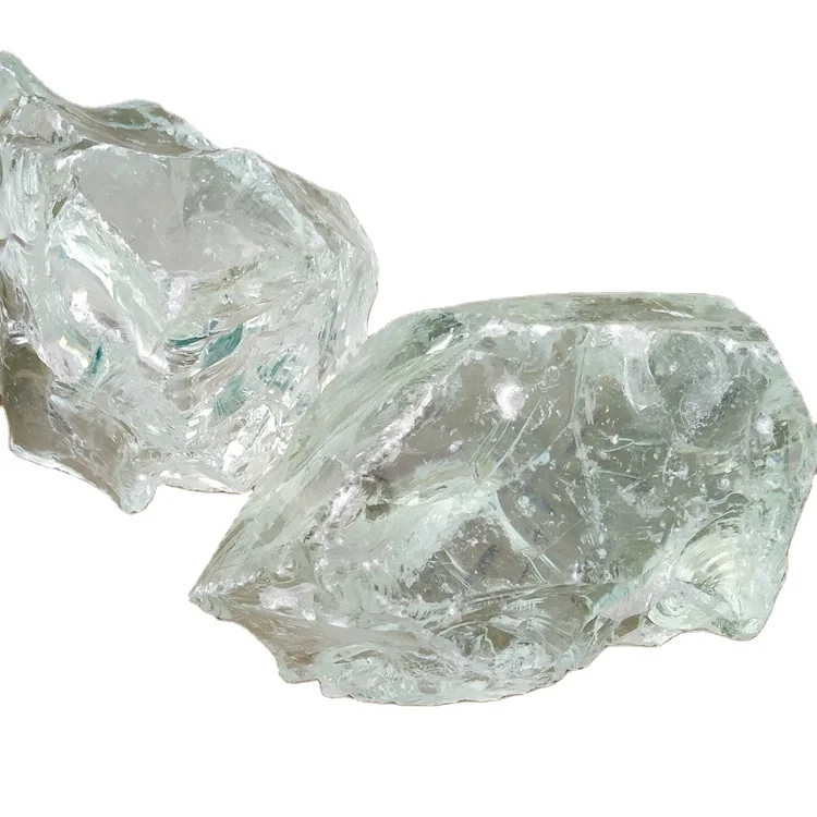 home decoration garden landscaping crystal white slag glass rock