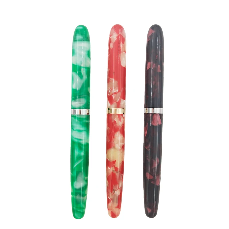 High quality hot sale wholesale plated fountain pen kits gold white ink pot for fountain pen