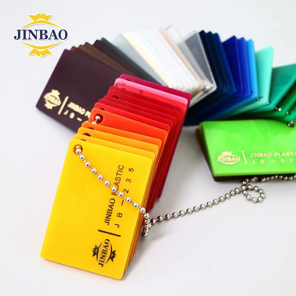 JINBAO 1200x2400mm lucite plastic PMMA manufacturer wholesales cast clear 3mm acrylic sheet