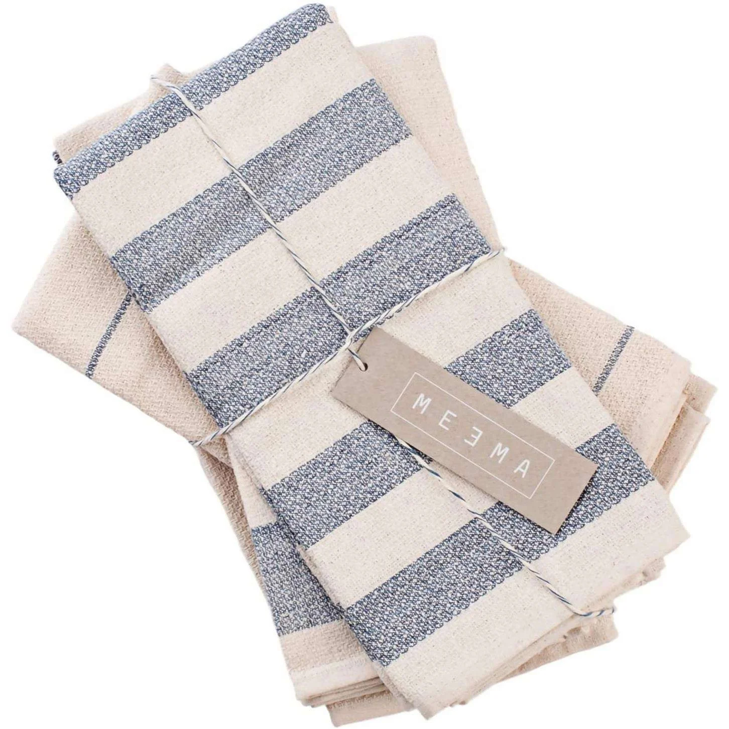 Custom Design Standard Size White Linen Cotton Flour Sack Tea Dish Towel